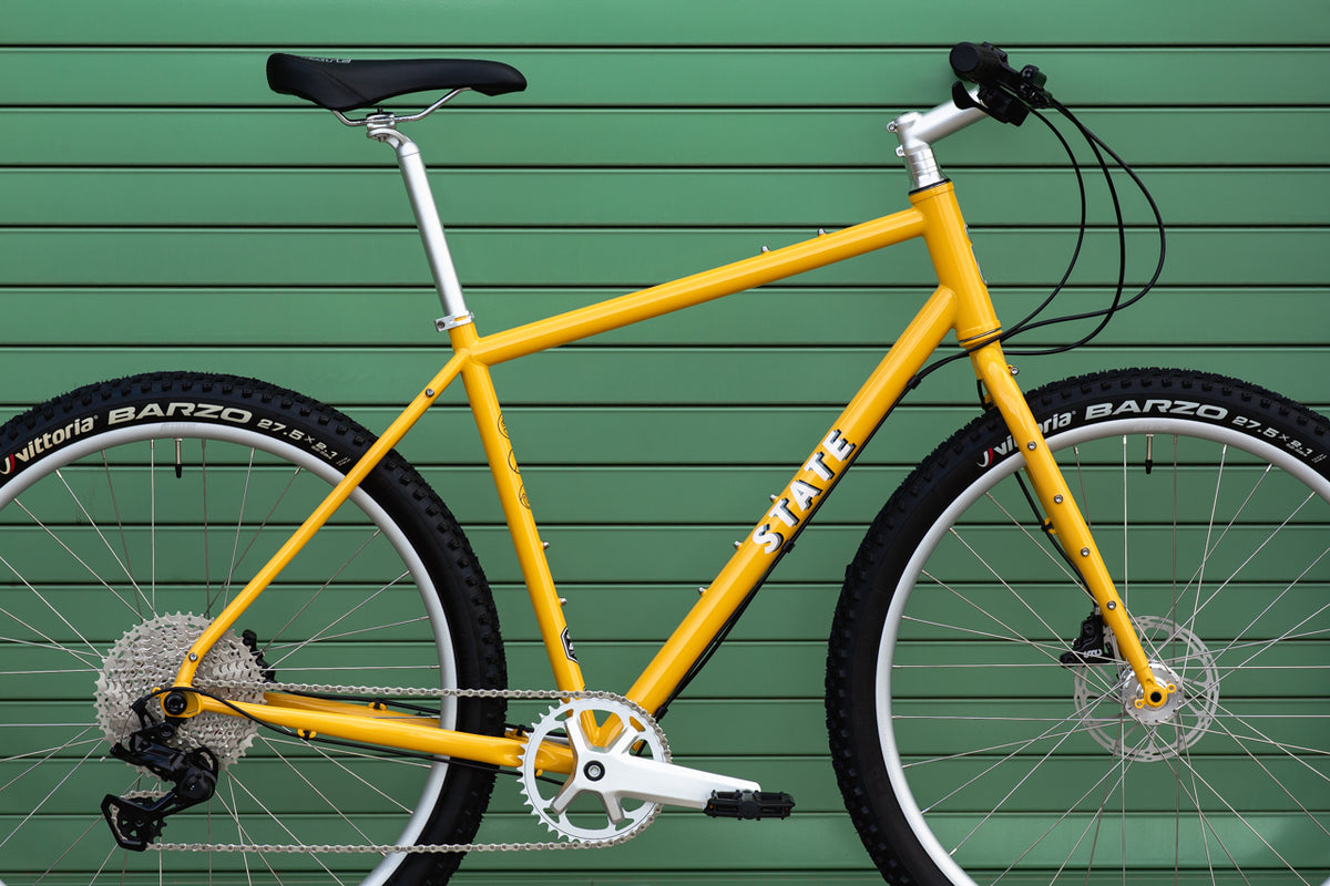 4130 All-Road - Flat Bar - Schoolyard Yellow (10 Speed / UDH)