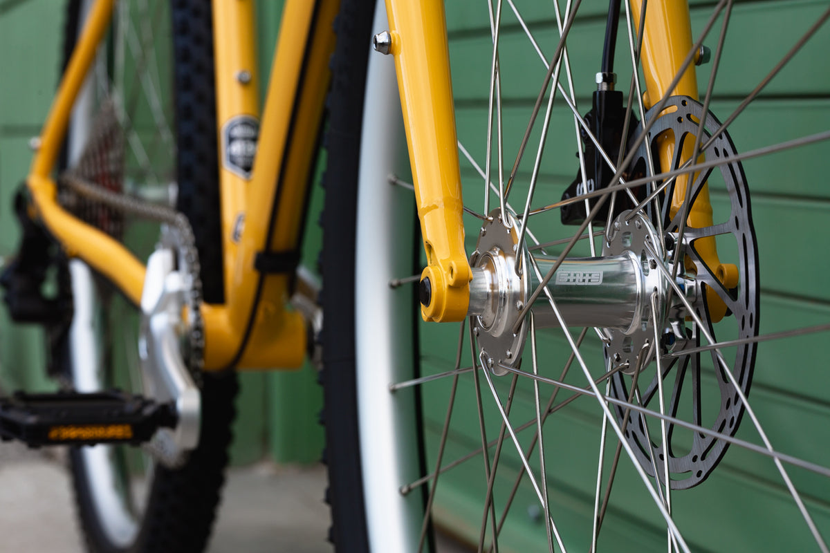 4130 All-Road - Flat Bar - Schoolyard Yellow (10 Speed / UDH)