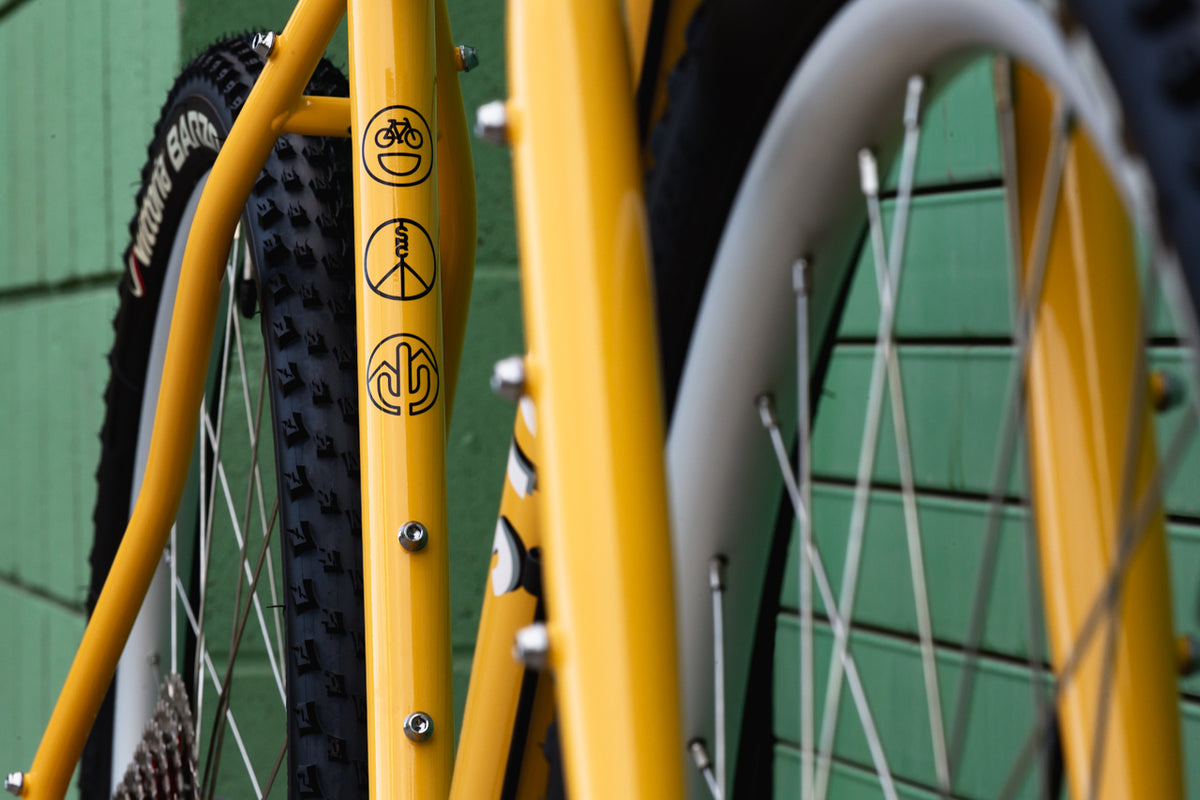 4130 All-Road - Flat Bar - Schoolyard Yellow (10 Speed / UDH)