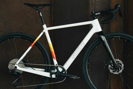 product Carbon All-Road - White / Ember (650b / 700c)-State Bicycle Co.