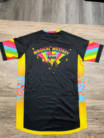 product #RS68 - State Bicycle x The Beatles- Magical Mystery Tour Tech-T - Size Small- Brand New Never Worn- Sample Clothing