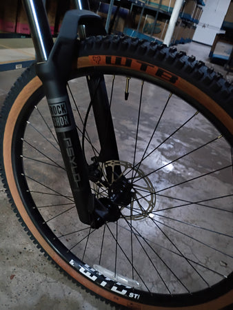 product #1592 – 4130 Hardtail MTB | Pantia Gold / 29er (Size XS/S, Like-New / Pre-Production Sample)