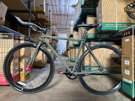 product #1468 – Core Line | Earthstone / Bullhorn Bars (Size 50cm, Fair Condition)