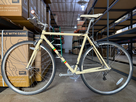 product #OBI – 4130 Road (8-Speed) | Bob Marley Edition – Tan (Size 55cm, Like-New / Open Box Item)