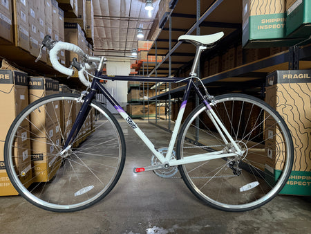 product #1506 – 4130 Road 8-Speed | Deep Indigo (Size 55cm, Excellent Condition)
