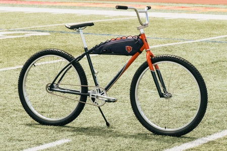 product #NFL+CHI – NFL Collection | Klunker Bike + Bag Combo – CHI Bears (Photo Model – Like-New)