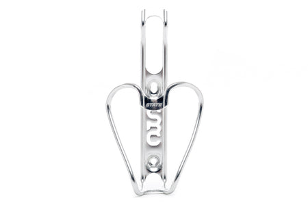 product State Bicycle Co. Monogram 6061 Aluminum Anodized Bottle Cage - Silver