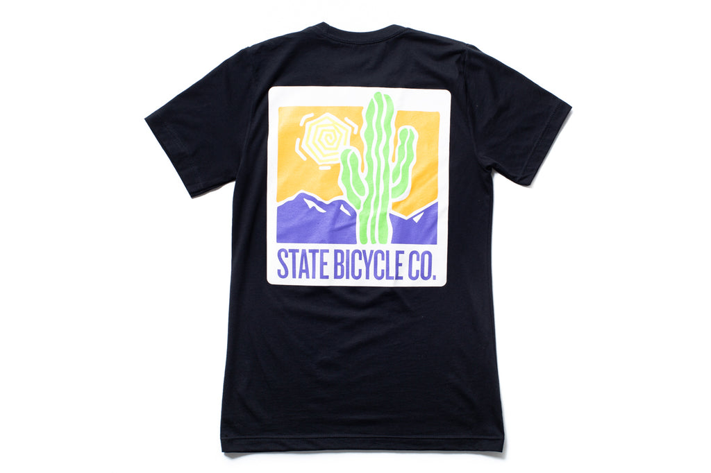 State Bicycle Co. - Cactus Drip T-Shirt - Black