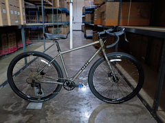 #1628 – 4130 All-Road | Raw / Drop Bars / 700c (Size 47cm, Like-New / Open Box Item)