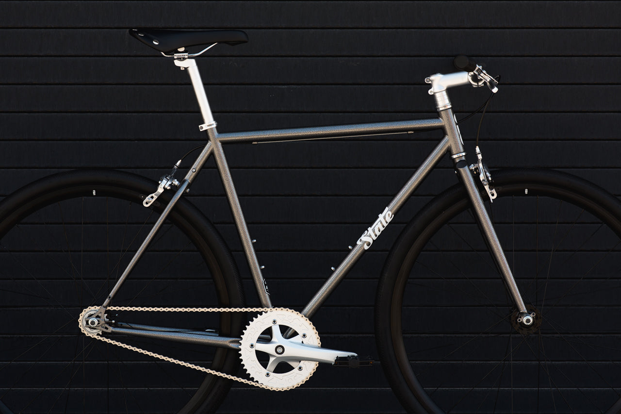 kcp fixed gear 4130 - Hammered Powder Coat – (Fixed Gear / Single-Speed)