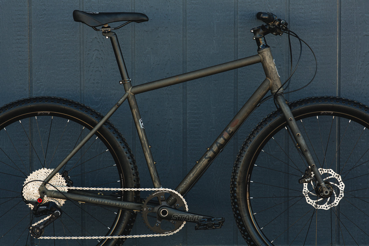 4130 All Road Flat Bar Raw Phosphate 650b 700c State Bicycle Co