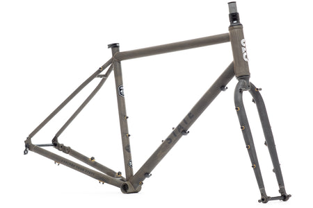 product 4130 All-Road - Frame & Fork Set - Raw Phosphate
