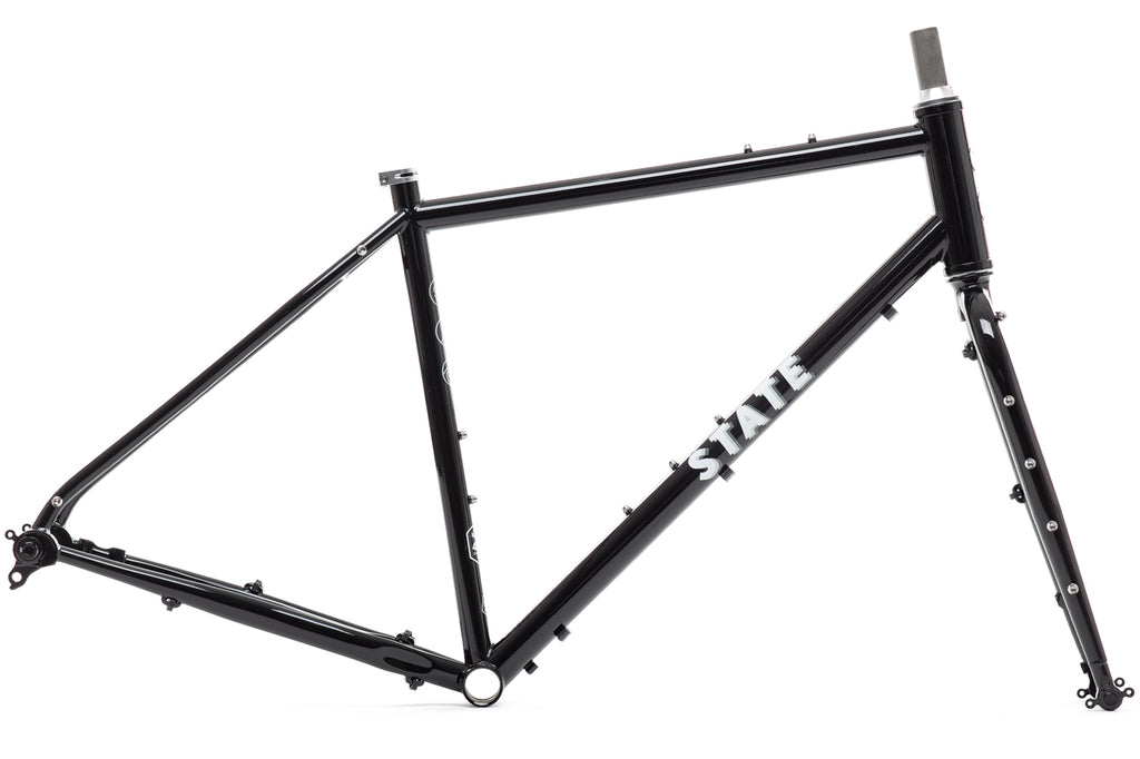 4130 All-Road - Frameset (UDH | External Routing) - Black Stone