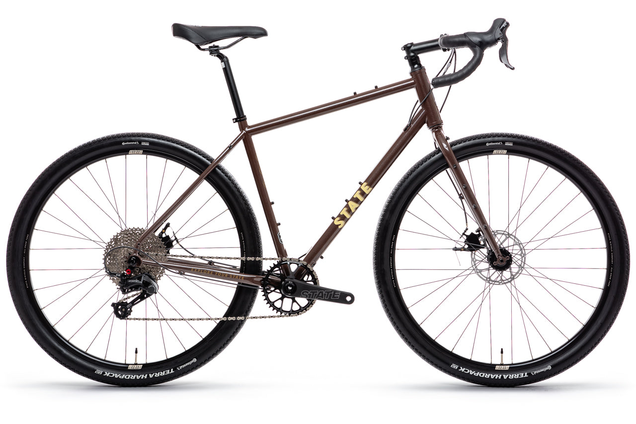 gravel bike disc brakes 4130 All-Road - Root Beer (12 Speed / UDH) Extra Small ( Riders 5'1" - 5'6")