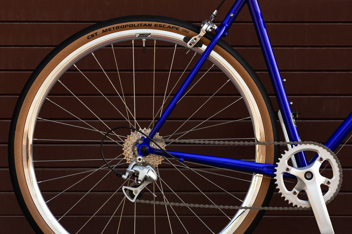 4130 Road v2 - Sapphire & Chrome - (8-Speed)