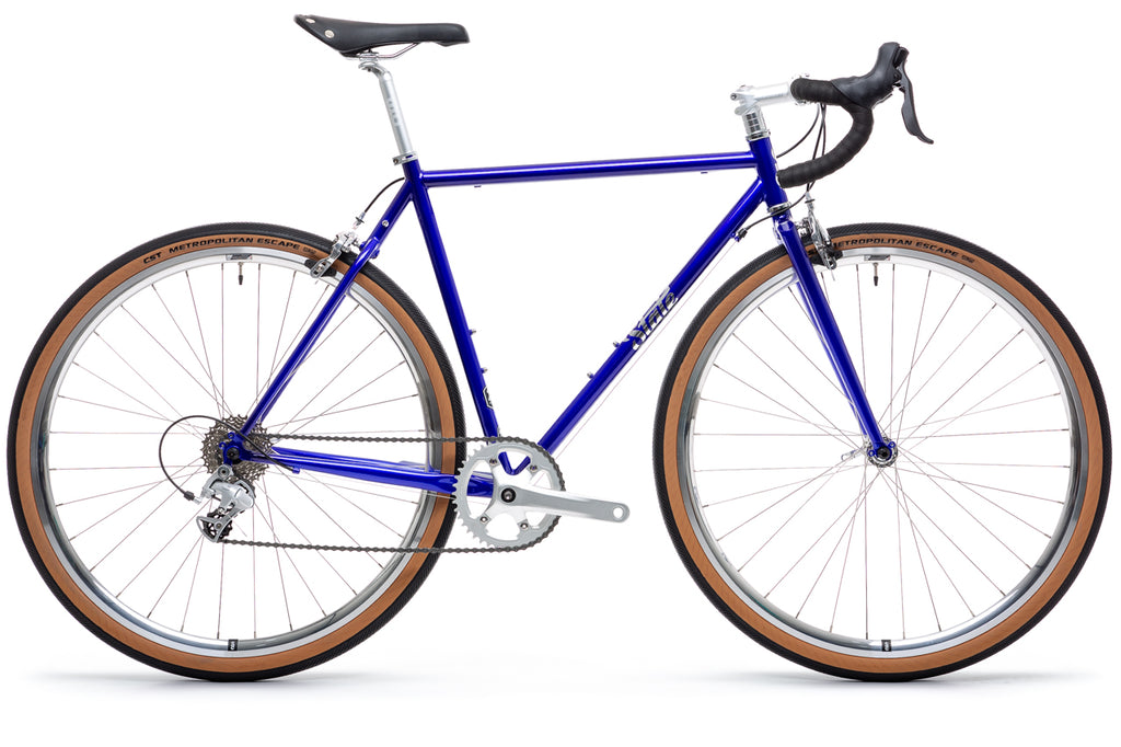 4130 Road v2 - Sapphire & Chrome - (8-Speed)