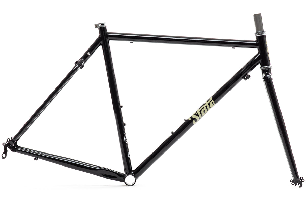 4130 Road - Frame & Fork Set - Black & Tan