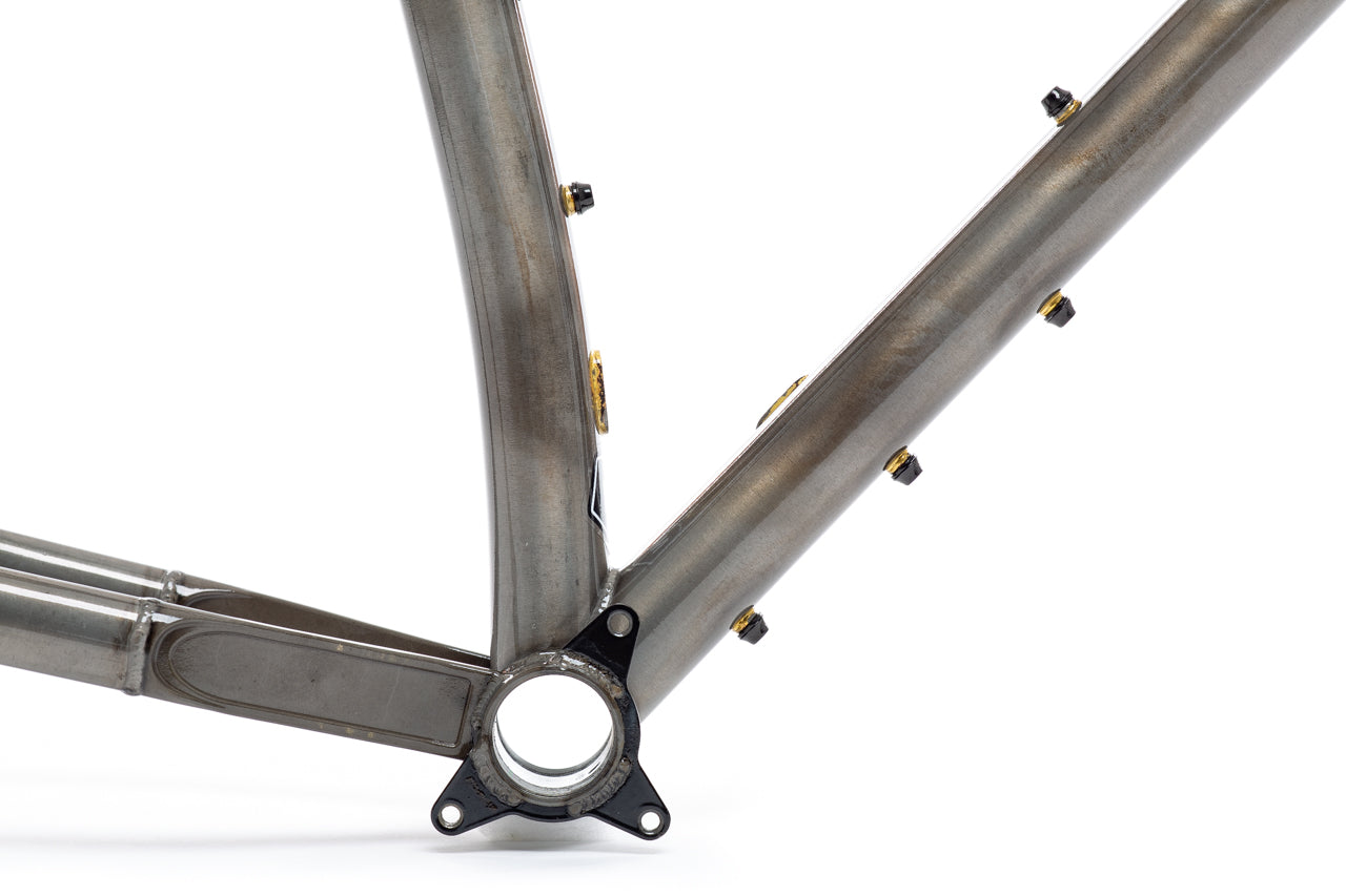 mountainbike set 4130 Trail - Mountain Bike - Frame Set - Raw Phosphate