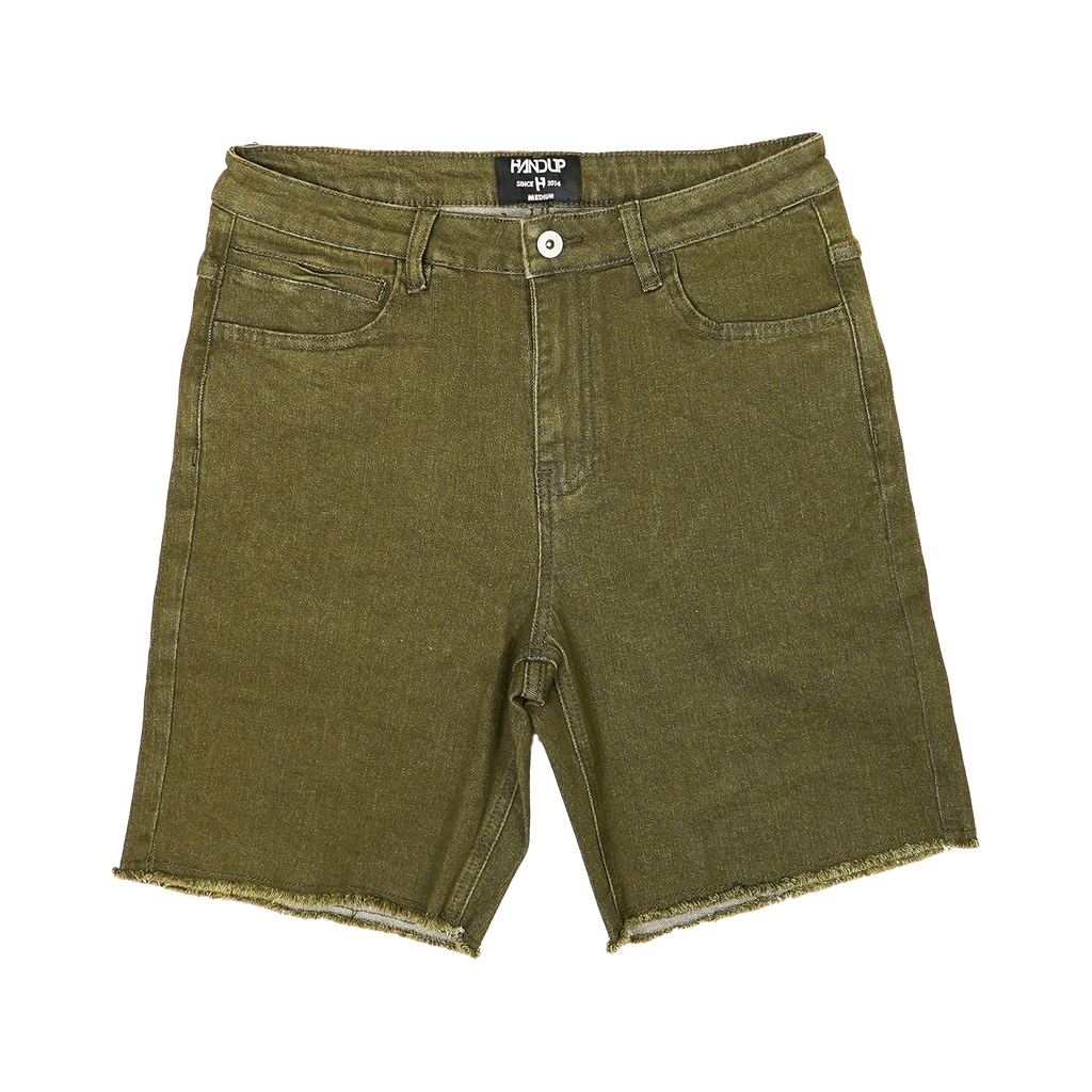 Stretch Jorts - Army Olive by Handup Gloves