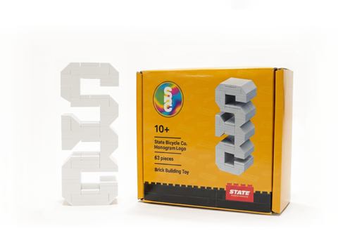 State Bicycle Co. "SBC" Monogram Logo Brick Set