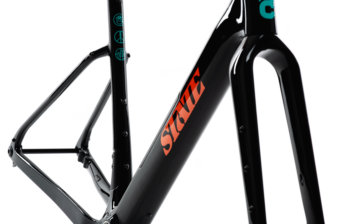 Carbon All-Road v2 Frame & Fork Set - Sidewinder Black