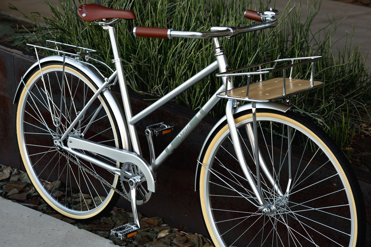 City Bike - Satin Silver (3 Speed)