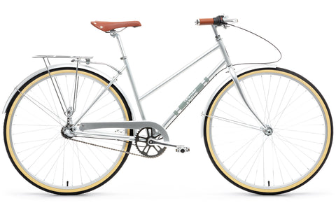 City Bike - Satin Silver (3 Speed)