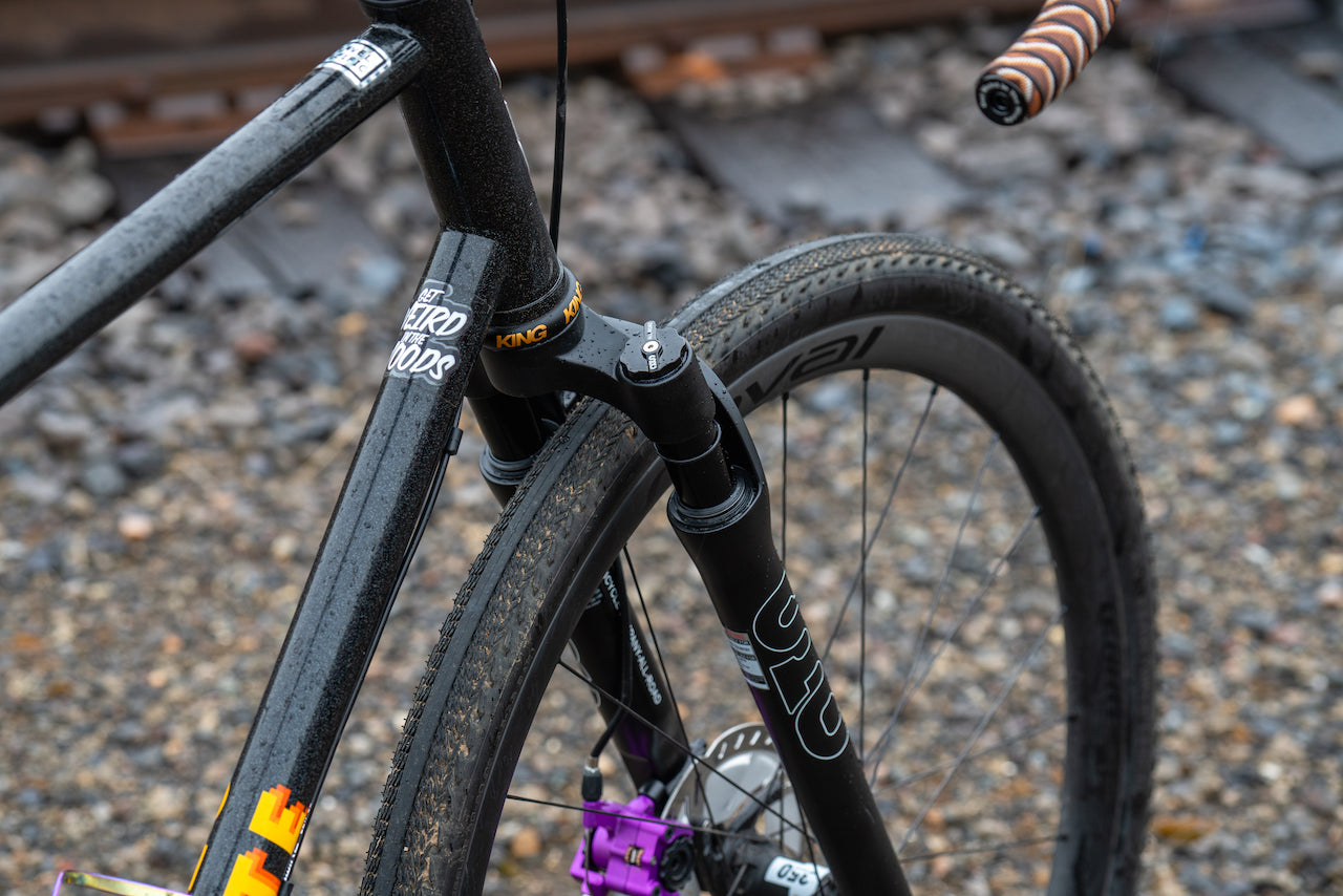 gravel bike front suspension fork State Bicycle Co. - All-Road Suspension Gravel Fork (40mm)