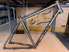 #1582 – 4130 All-Road Frame | Raw Phosphate (Size 51cm / Medium, Excellent Condition -Missing Parts)