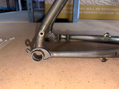 #1582 – 4130 All-Road Frame | Raw Phosphate (Size 51cm / Medium, Excellent Condition -Missing Parts)