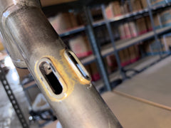 #1582 – 4130 All-Road Frame | Raw Phosphate (Size 51cm / Medium, Excellent Condition -Missing Parts)