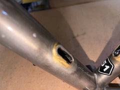 #1582 – 4130 All-Road Frame | Raw Phosphate (Size 51cm / Medium, Excellent Condition -Missing Parts)