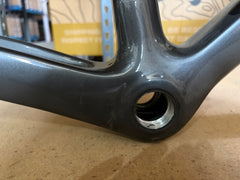 #1583 – Undefeated Carbon Road Frame+Fork Set | Graphite Prism /MISSING PARTS (Size 54cm, Used-Very Good Condition)
