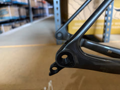 #1583 – Undefeated Carbon Road Frame+Fork Set | Graphite Prism /MISSING PARTS (Size 54cm, Used-Very Good Condition)
