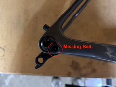 #1585 – Undefeated Carbon Road Frame | Missing Parts (Size 48cm, Like-New / Open Box Condition)