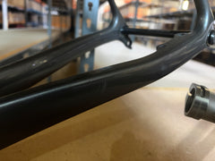 #1589 – Undefeated Carbon Road Frame+Fork Set | Graphite Prism /MISSING PARTS (Size 56cm, Used-Good Condition)