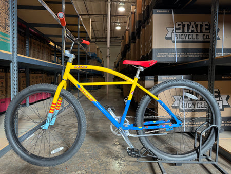 product #OBI - Klunker - State Bicycle Co. x The Beatles "Yellow Submarine" Edition - Like-New Condition