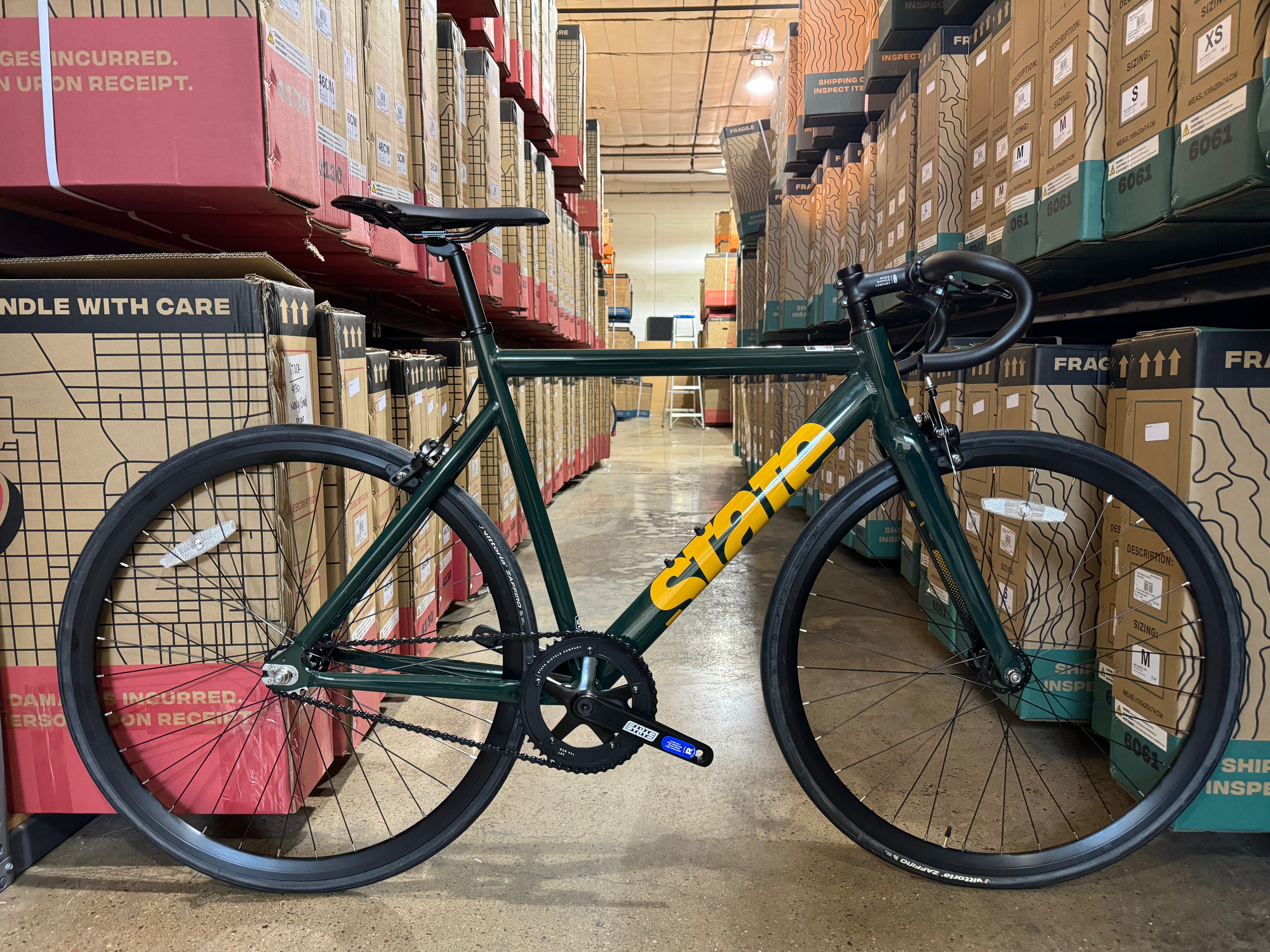 Black and gold fixie shop