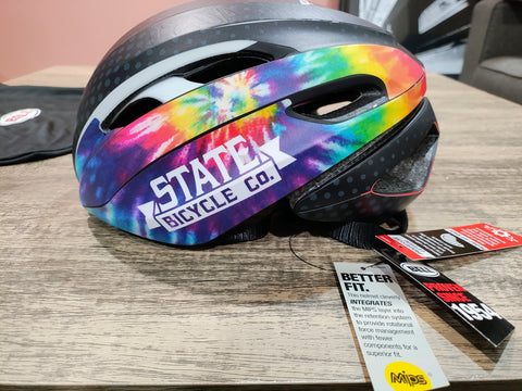 #RS94- Bell z20 Aero Mips Road Helmet - State Bicycle Team Wrapped - Size Medium - Like-New Condition