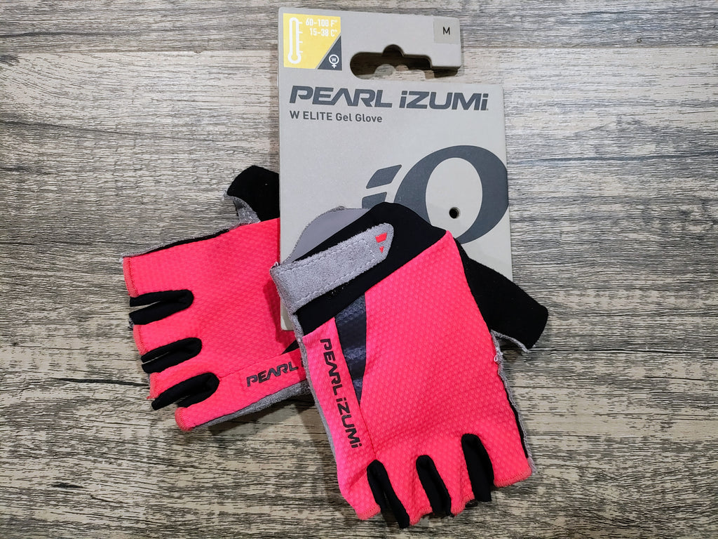 #RS101 - PEARL iZUMi ELITE Gel Glove - Women's Size Medium - Sreaming Red