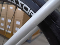 #1383 – Undefeated Track | White Prism / Drop Bars (Size 49cm, Used / Very Good Condition – Team Rider Build)