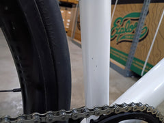 #1383 – Undefeated Track | White Prism / Drop Bars (Size 49cm, Used / Very Good Condition – Team Rider Build)