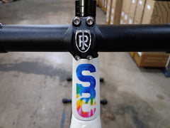 #1383 – Undefeated Track | White Prism / Drop Bars (Size 49cm, Used / Very Good Condition – Team Rider Build)