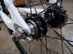 #1383 – Undefeated Track | White Prism / Drop Bars (Size 49cm, Used / Very Good Condition – Team Rider Build)