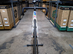 #1383 – Undefeated Track | White Prism / Drop Bars (Size 49cm, Used / Very Good Condition – Team Rider Build)