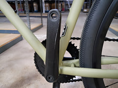 #1552 – 4130 Fixed-Gear / Single-Speed | Matte Olive / Drop Bars (Size 55cm, Good Condition)