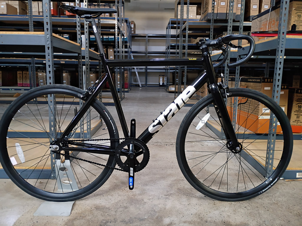 #1553 – 6061 Black Label v3 | Black/Mirror / Drop Bars (Size 58cm, Good Condition)