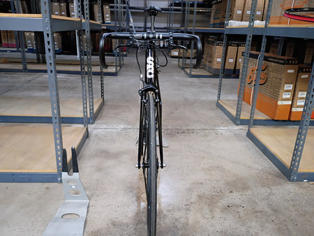 product #1553 – 6061 Black Label v3 | Black/Mirror / Drop Bars (Size 58cm, Good Condition)