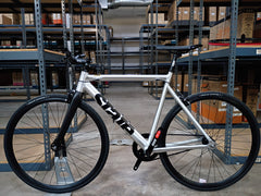 #1558 – 6061 Black Label v3 | Raw Silver / Riser Bars (Size 55cm, Like-New / Open Box Condition)