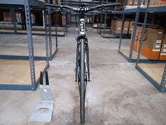 #1558 – 6061 Black Label v3 | Raw Silver / Riser Bars (Size 55cm, Like-New / Open Box Condition)